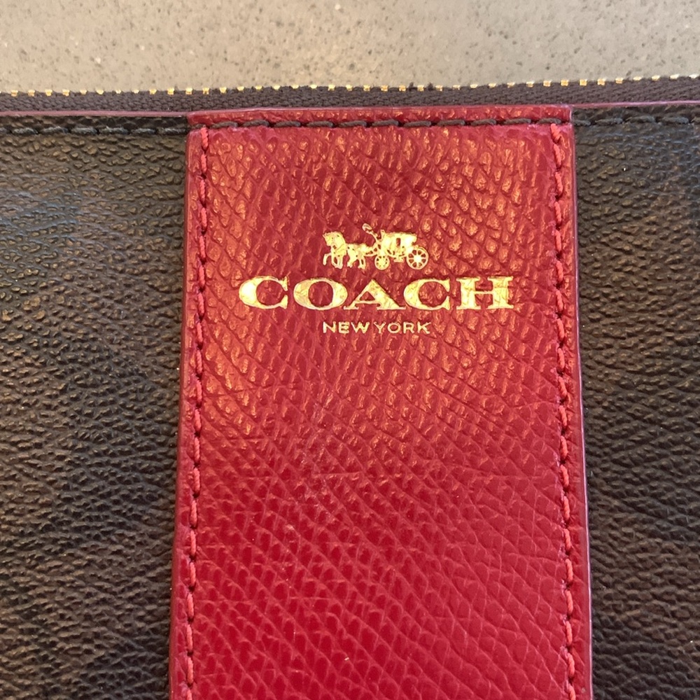 COACH Signature Wristlet